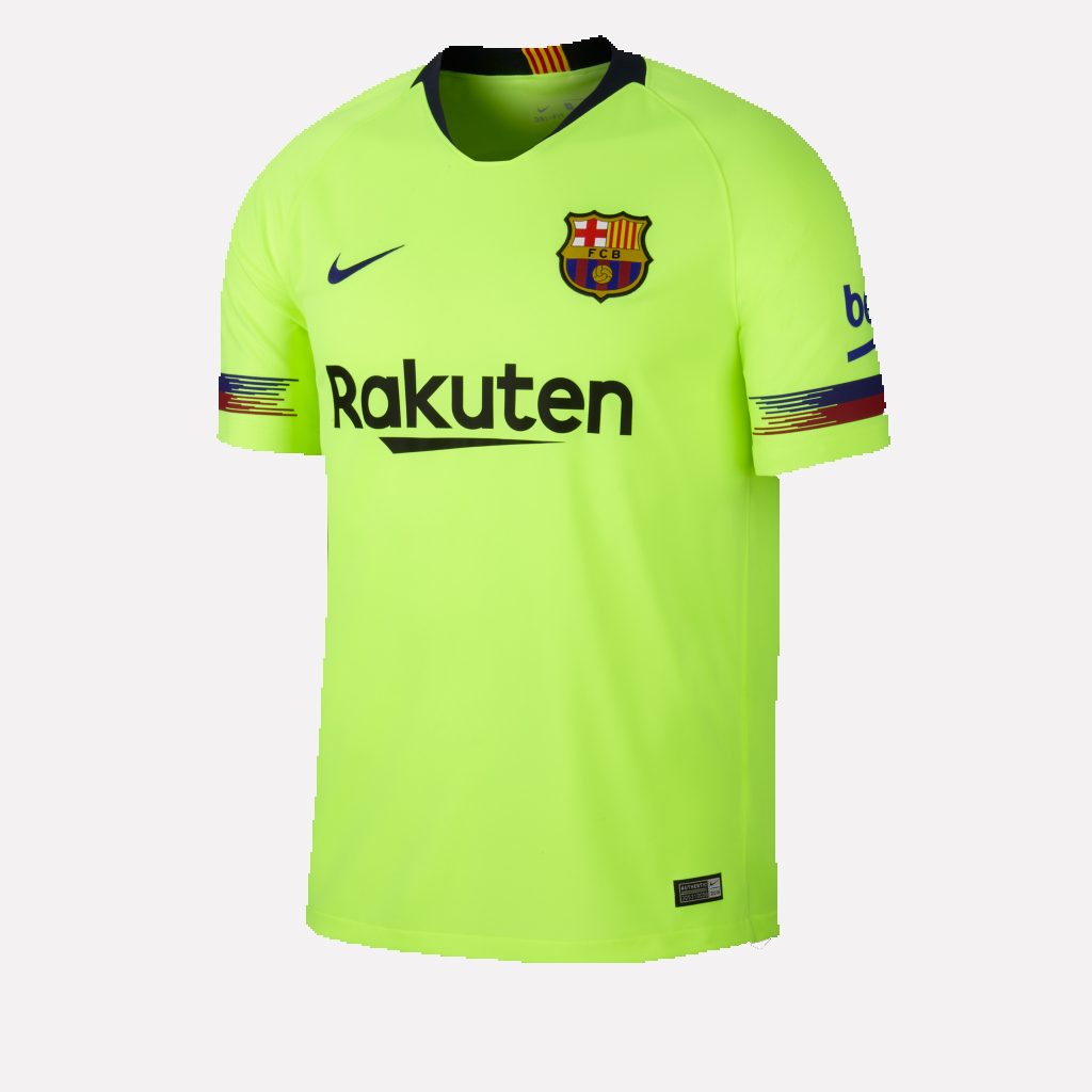 Men's Barcelona Customized Green 2018-19 Away Soccer Jersey